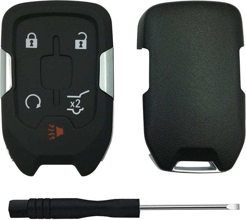 TALKMOON Replacement Keyless Entry Remote Key Fob Shell Case for GMC Acadia Terrain Yukon Chevy Suburban Tahoe Car Key Fob Cover (5 Button-B) - Image 4